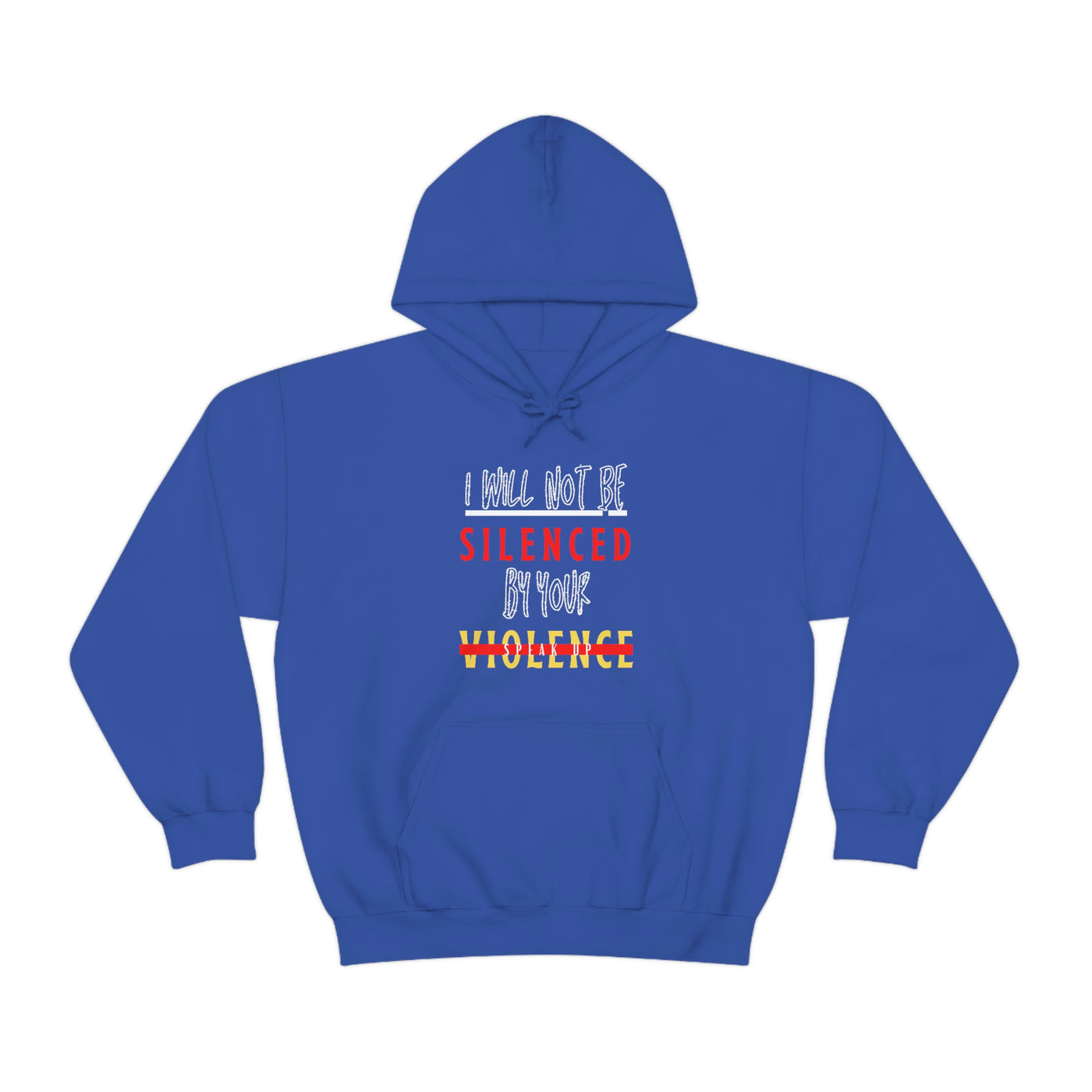 I Will Not be Silenced by Your Violence Hoodie