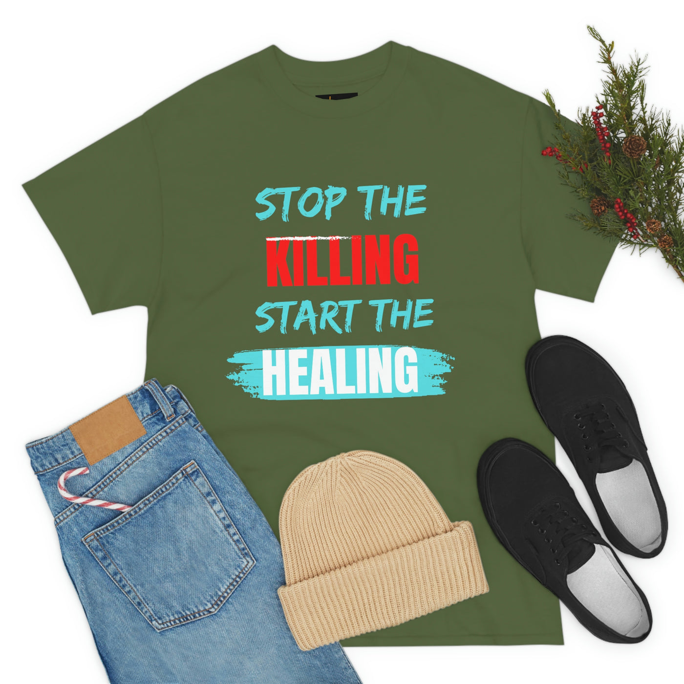 Stop The Killing Start the Healing Tee