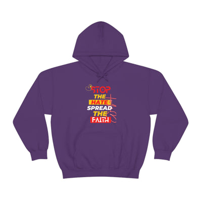 Stop The Hate Spread the Faith Hoodie