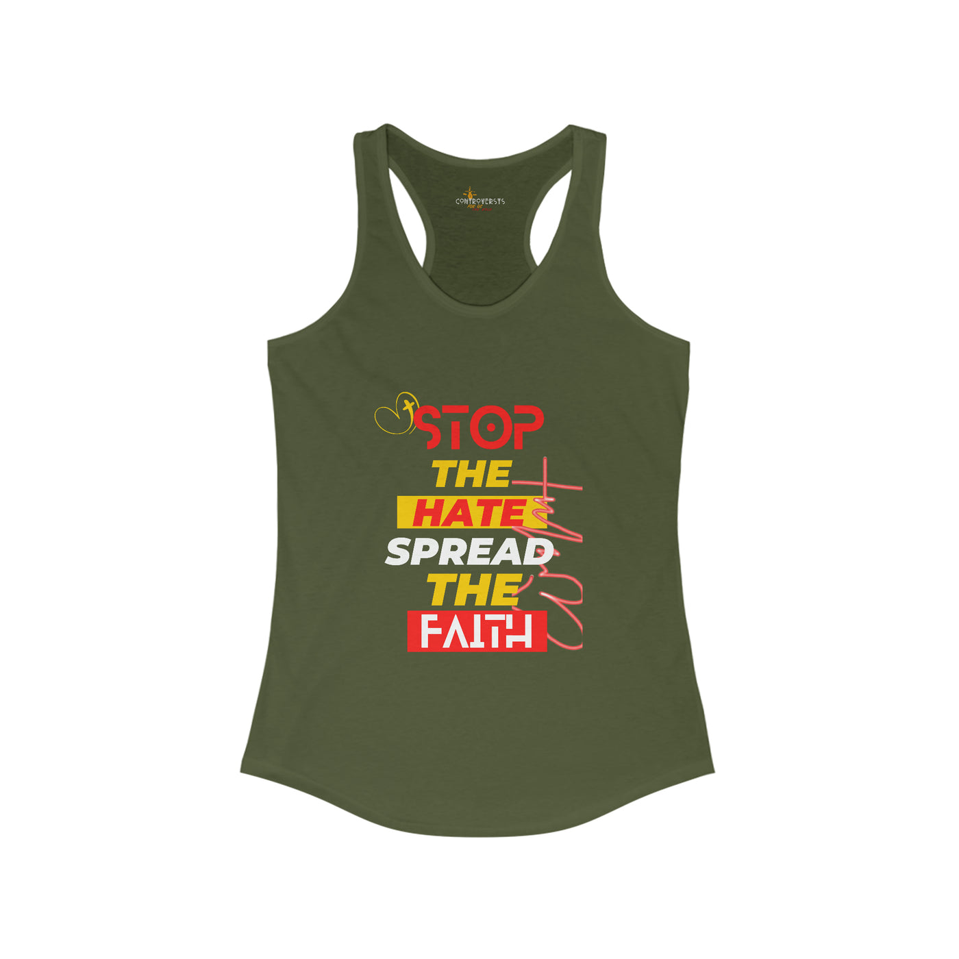 Stop The Hate Womens Tank Top