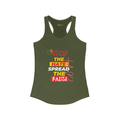 Stop The Hate Womens Tank Top