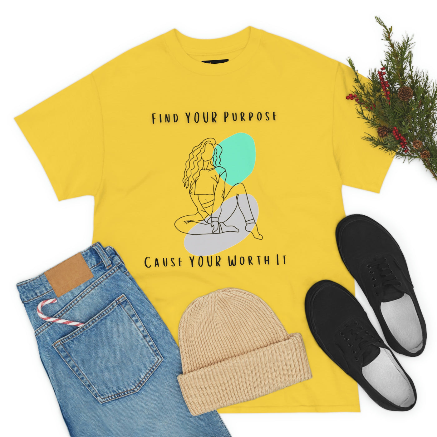 Find your Purpose Cause your Worth It Tee