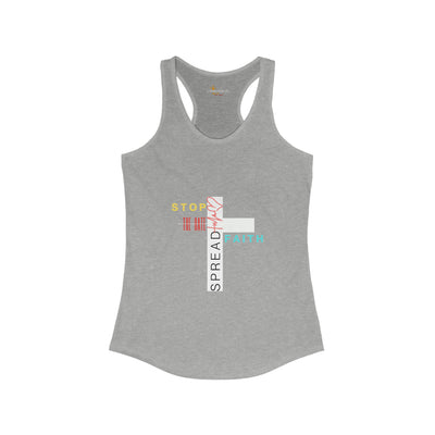 Stop The Hate Spread The Faith Womens Tank Top