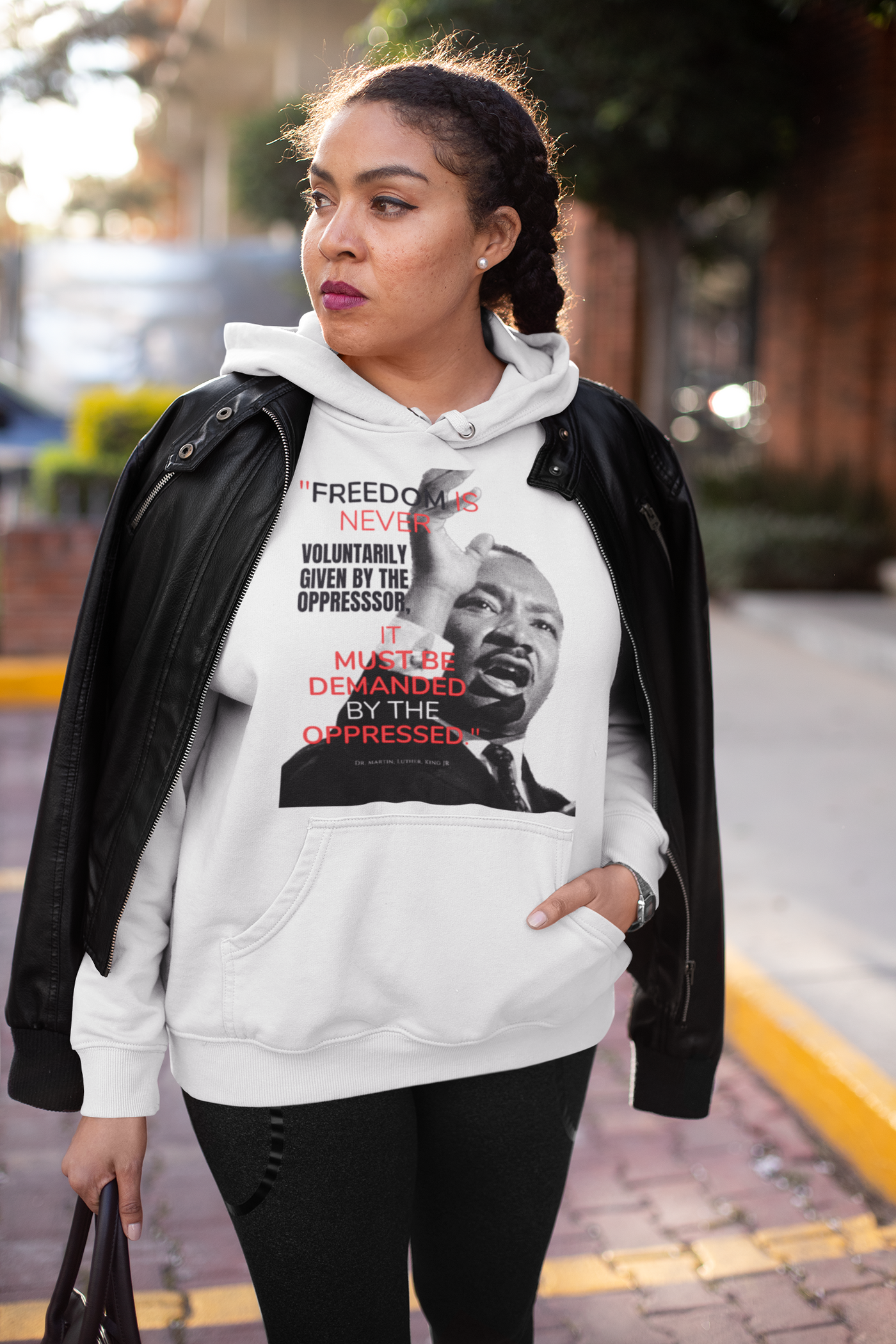 Demand Freedom Dr. Martin Luther King Jr.  Hoodie