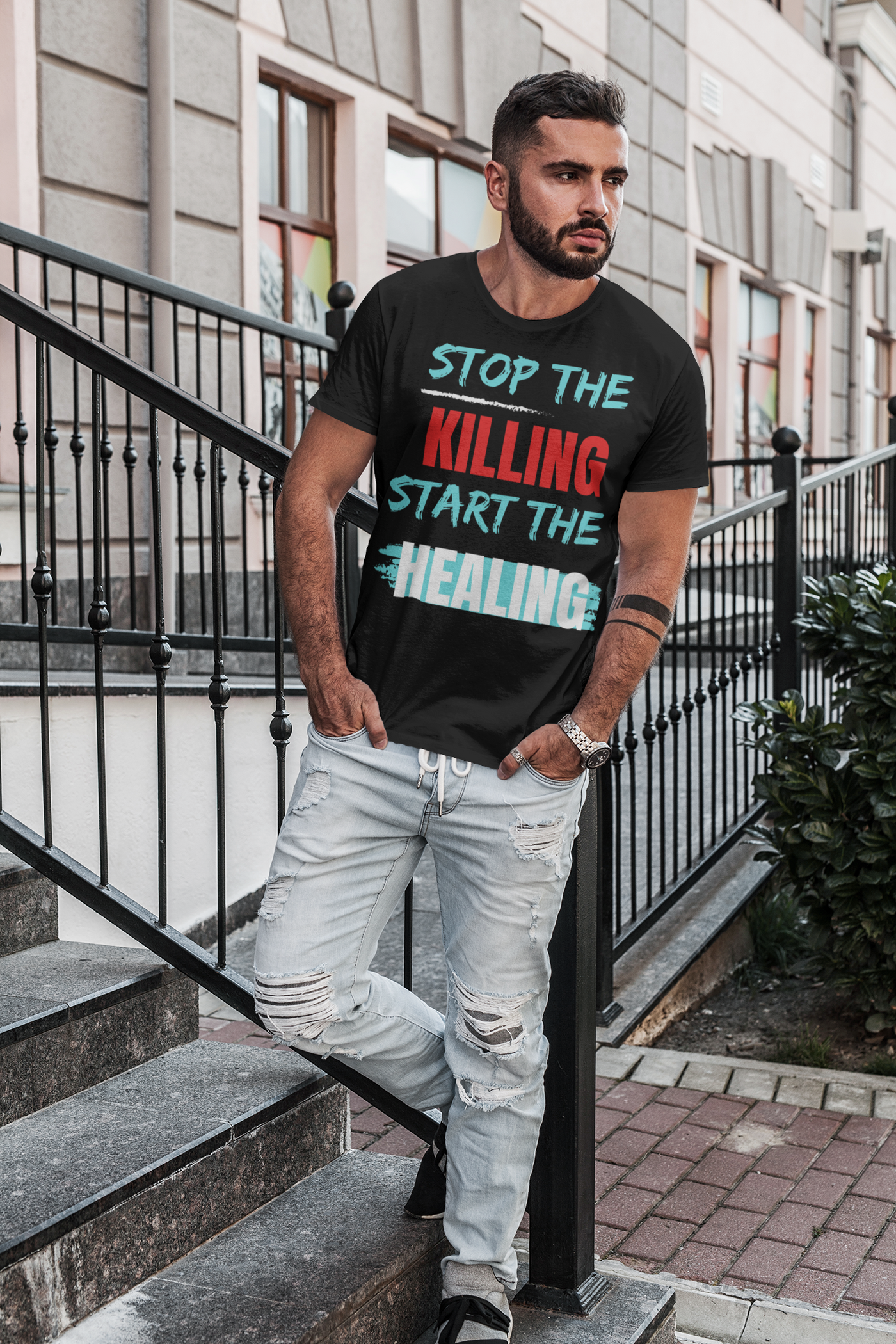 Stop The Killing Start the Healing Tee