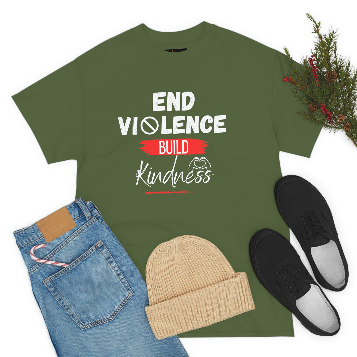 End Violence Build Kindness T-shirt