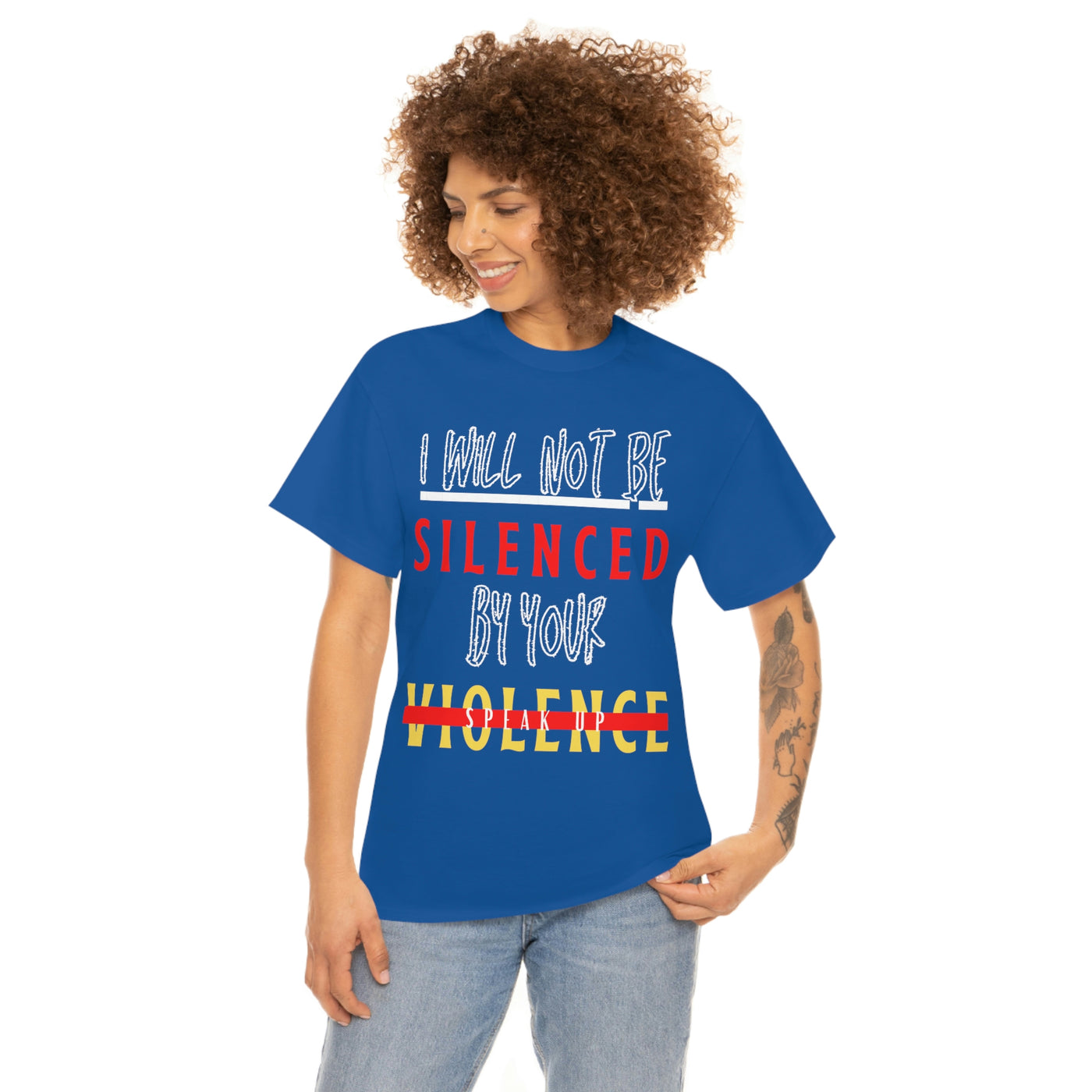 I Will Not be Silenced By Your Violence Tee