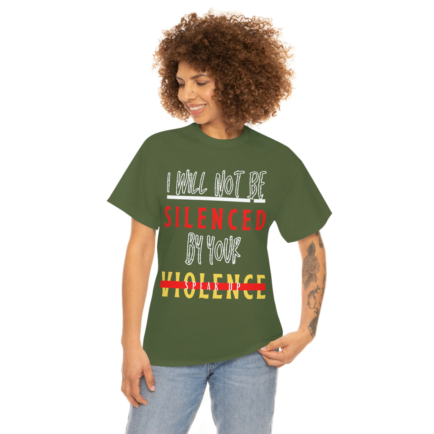 I Will Not be Silenced By Your Violence Tee